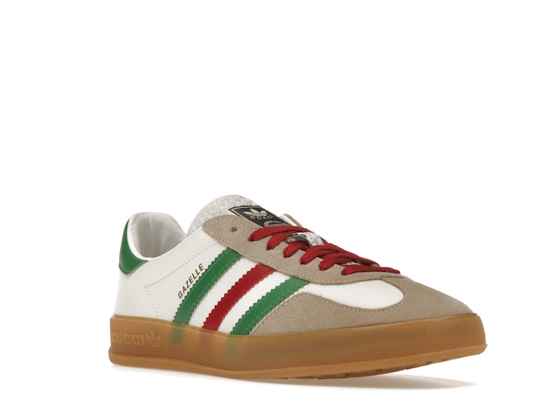 adidas x Gucci Gazelle White Green Red
