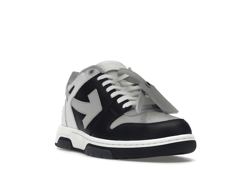 OFF-WHITE Out Of Office OOO Low Tops Light Grey Black