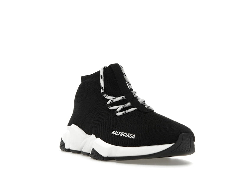 Balenciaga Speed Lace Up Black White (Women's)
