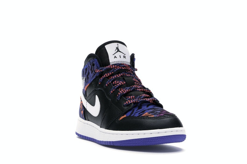 Jordan 1 Mid Multi-Color Tiger Stripe (GS)