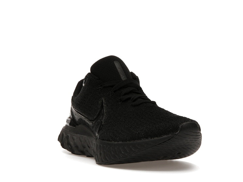 Nike React Infinity Run Flyknit 3 Triple Black