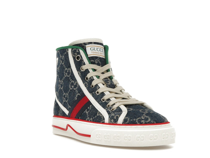 Gucci Tennis 1977 High Top Denim GG Print (Women's)