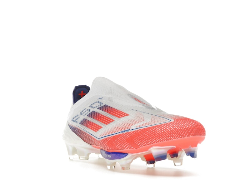 adidas F50+ Elite Laceless FG Cloud White Solar Red