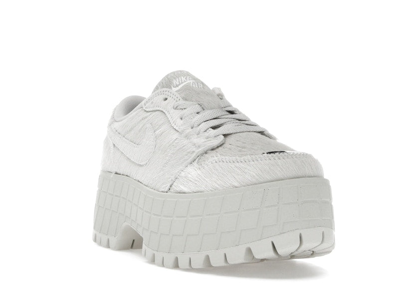 Jordan 1 Low Brooklyn Light Bone Metallic Silver (Women's)