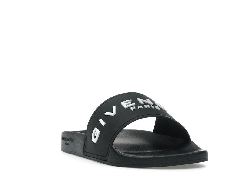 Givenchy Paris Slide Sandals Black