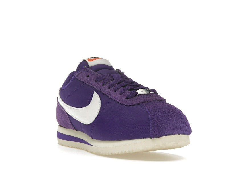 Nike Cortez Textile Field Purple Alabaster Safety Orange Summit White (Women's)