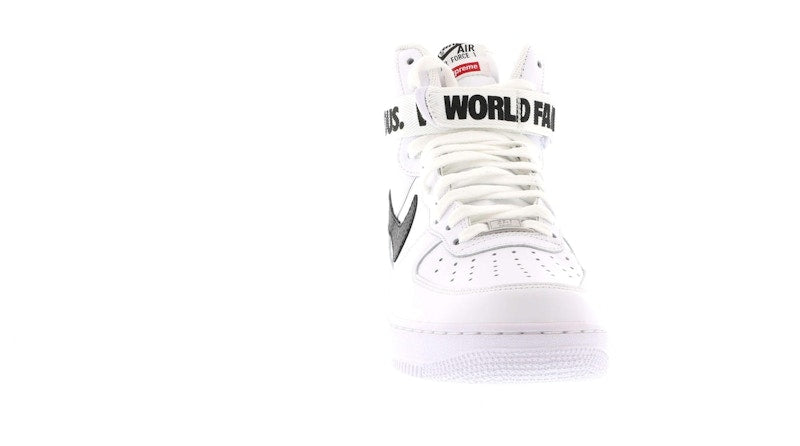 Nike Air Force 1 High Supreme World Famous White