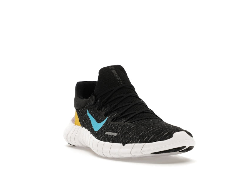 Nike Free Run 5.0 Dark Smoke Grey Vivid Sulfur Chlorine Blue