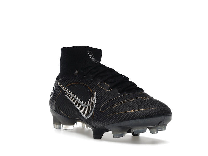 Nike Mercurial Superfly 8 FG Black Metallic Silver Gold