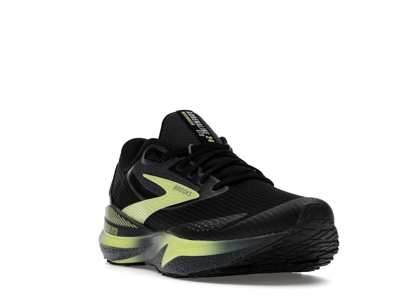 Brooks Adrenaline GTS 24 Weatherized Black Ebony New Yellow