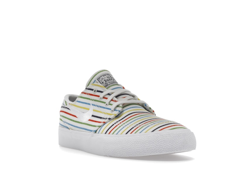 Nike SB Zoom Stefan Janoski Canvas Multi-Color Pinstripes