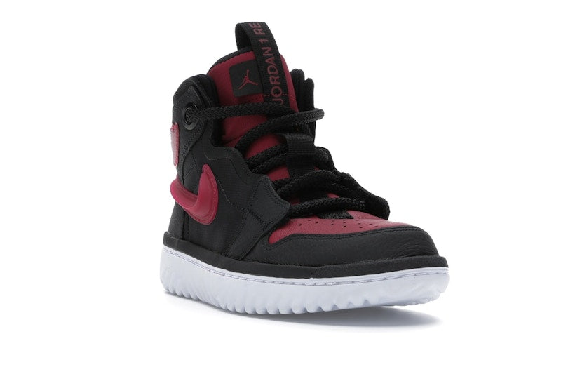 Jordan 1 High React Black Noble Red