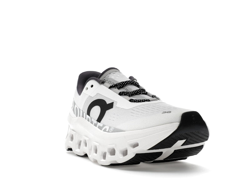 On Running Cloudmonster White Black (Women's)