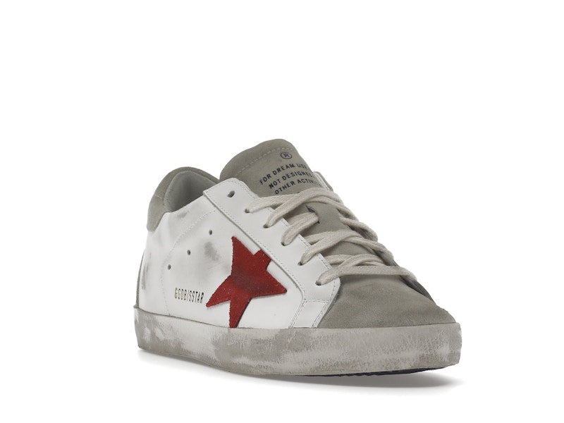 Golden Goose Super-Star White Grey Red (Women's)