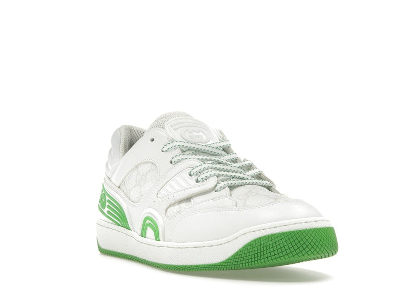 Gucci Basket Low White Demetra Green