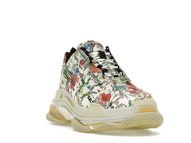 Gucci x Balenciaga The Hacker Project Triple S Flora Print