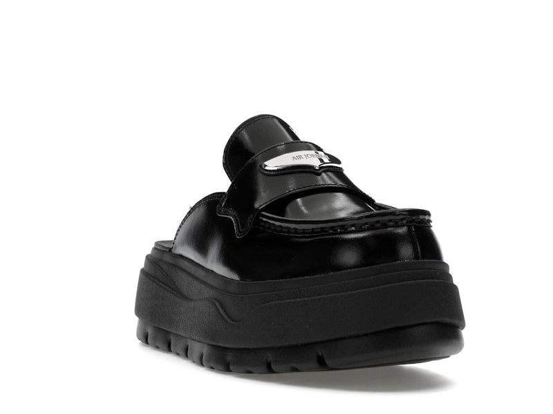Jordan Mule Black Metallic Silver (Women's)