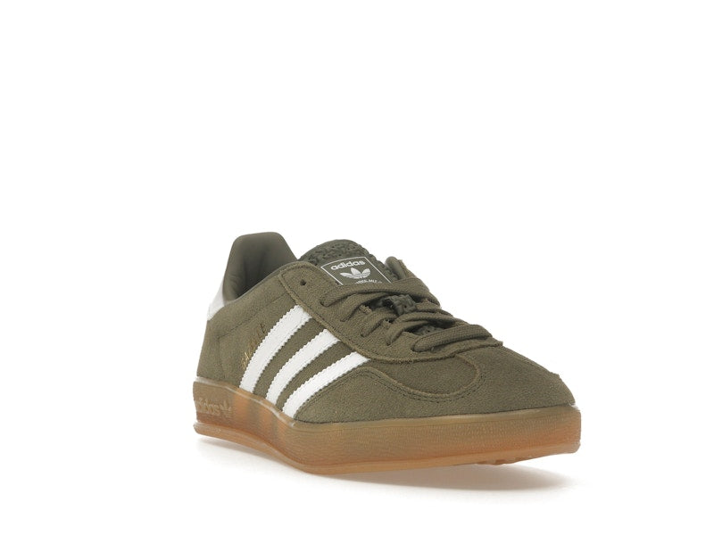 adidas Gazelle Indoor Olive Strata Cloud White Gum