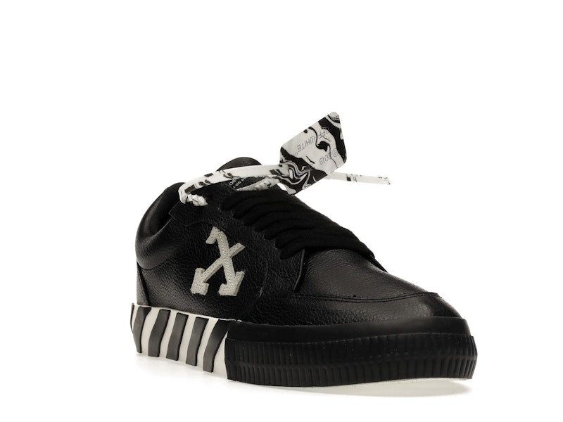 OFF-WHITE Vulc Low Leather Black White FW21