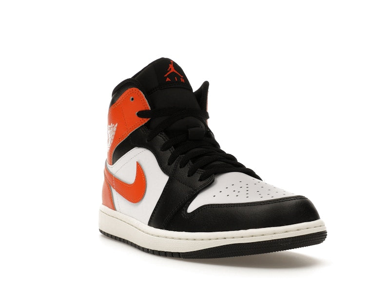 Jordan 1 Mid Black Toe Starfish