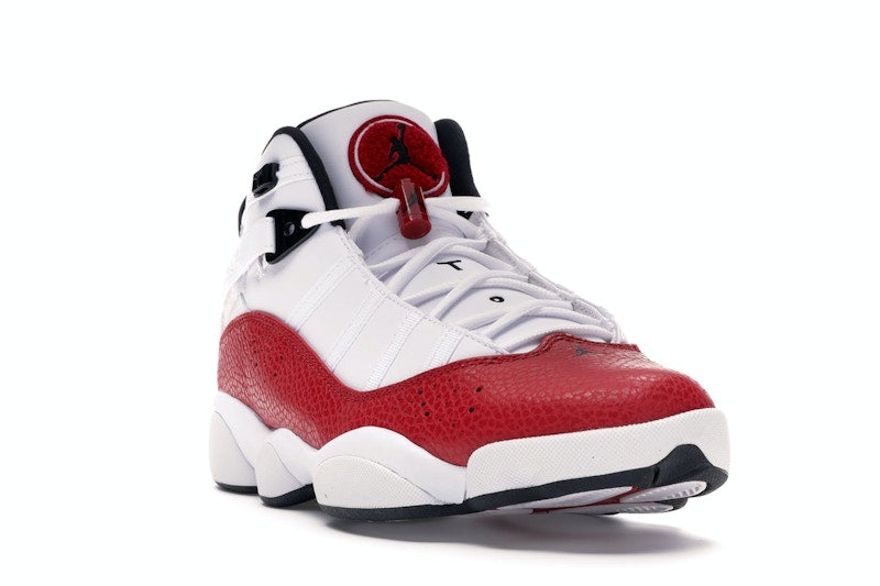 Jordan 6 Rings White University Red