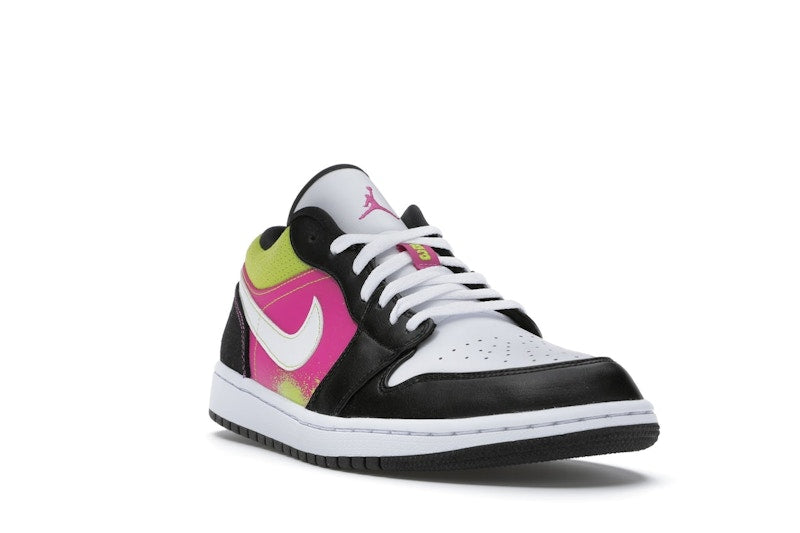 Jordan 1 Low Black Active Fuchsia Cyber