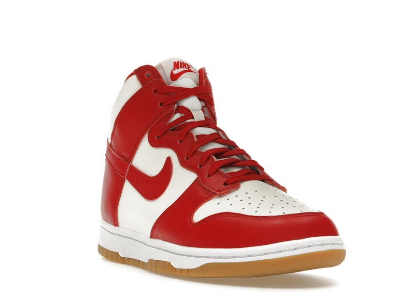 Nike Dunk High Sail Gym Red Gum (Women's)