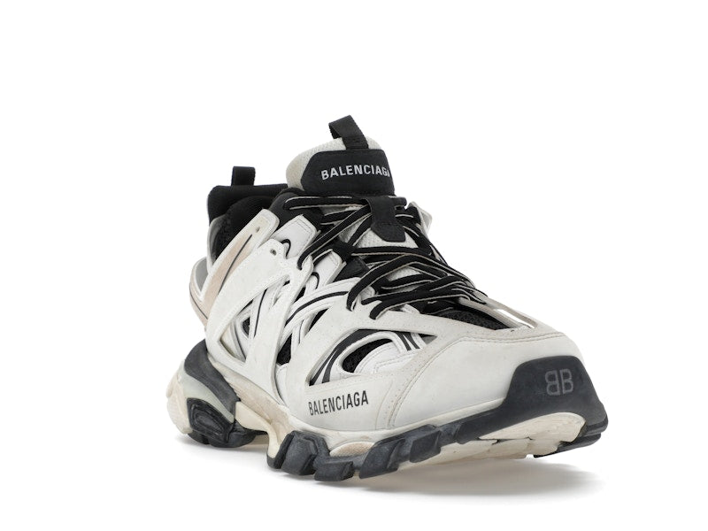 Balenciaga Track Worn Out In White Black