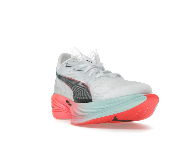 Puma Fast-R Nitro Elite 3 White Glowing Red Mint (Women's)