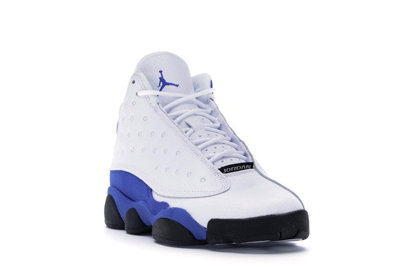 Jordan 13 Retro White Hyper Royal Black (GS)