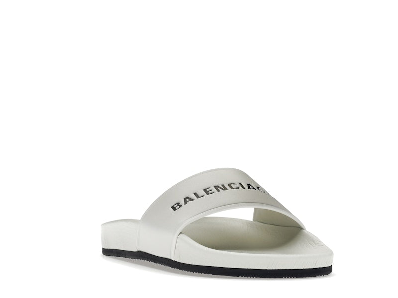 Balenciaga Pool Slide White Black (Women's)