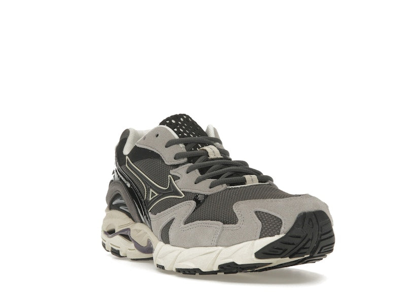 Mizuno Wave Rider 10 Dark Grey Lime Yellow