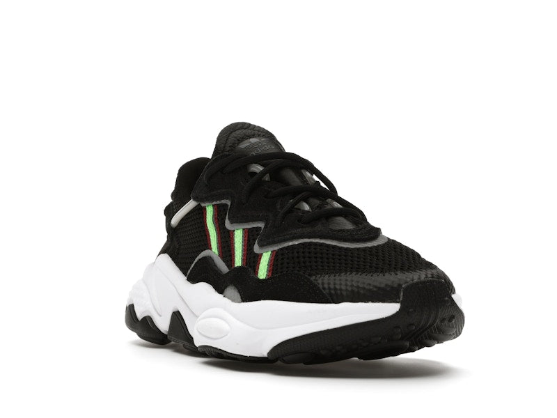 adidas Ozweego Core Black Solar Green (GS)