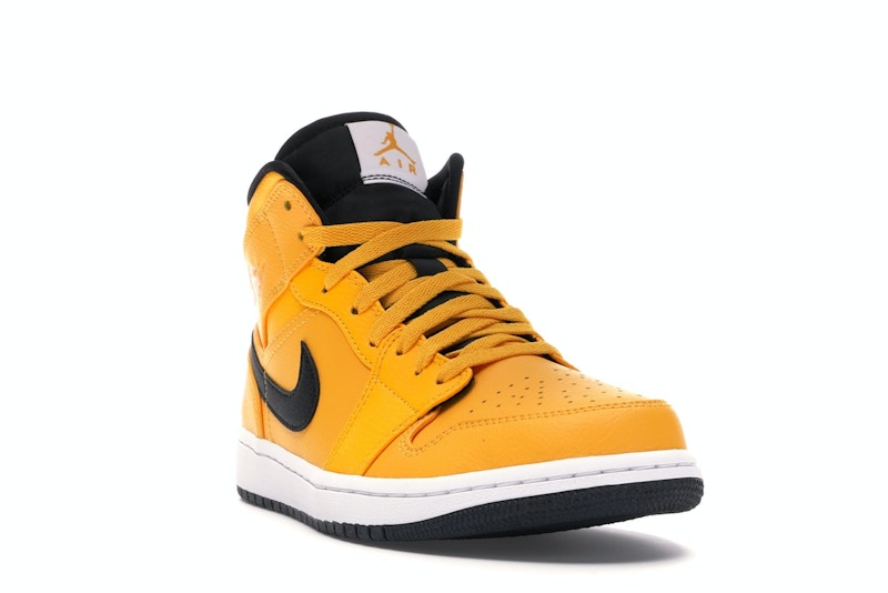 Jordan 1 Mid University Gold Black