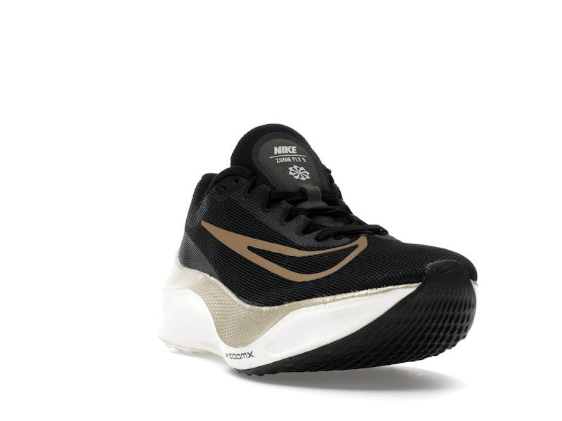 Nike Zoom Fly 5 Black Metallic Gold Grain