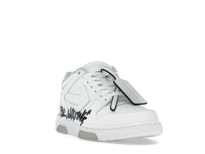 OFF-WHITE Out Of Office OOO Low Tops For Walking White Black (Women's)