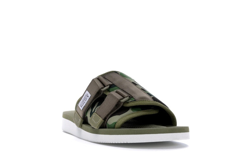 Suicoke x Bape ABC Kaw-Ape Green