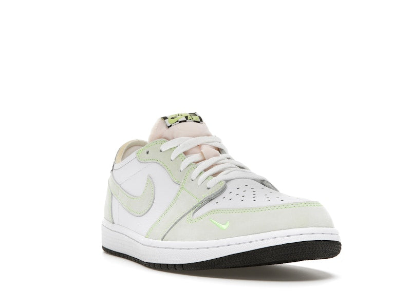 Jordan 1 Retro Low White Ghost Green Black
