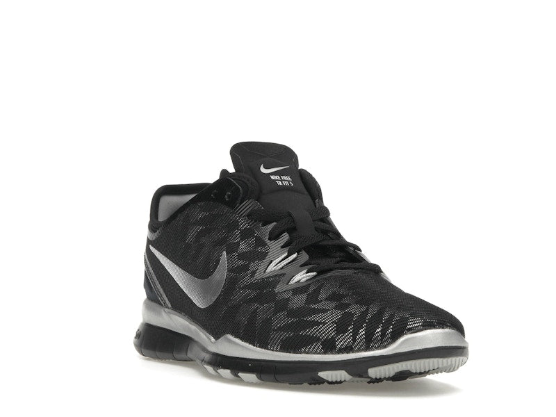 Nike Free 5.0 TR Fit 5 Black Metallic Silver (Women's)