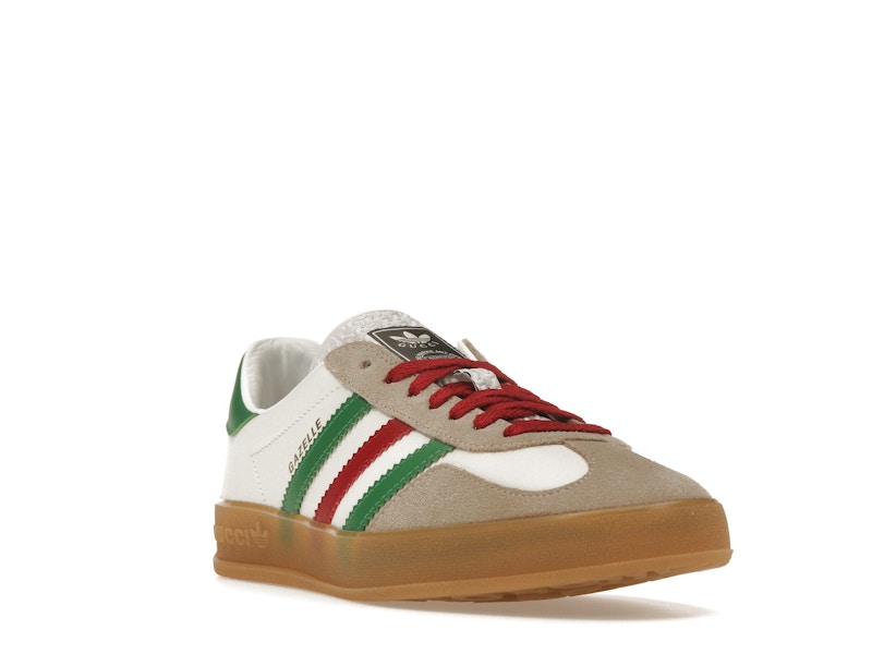 adidas x Gucci Gazelle White Green Red