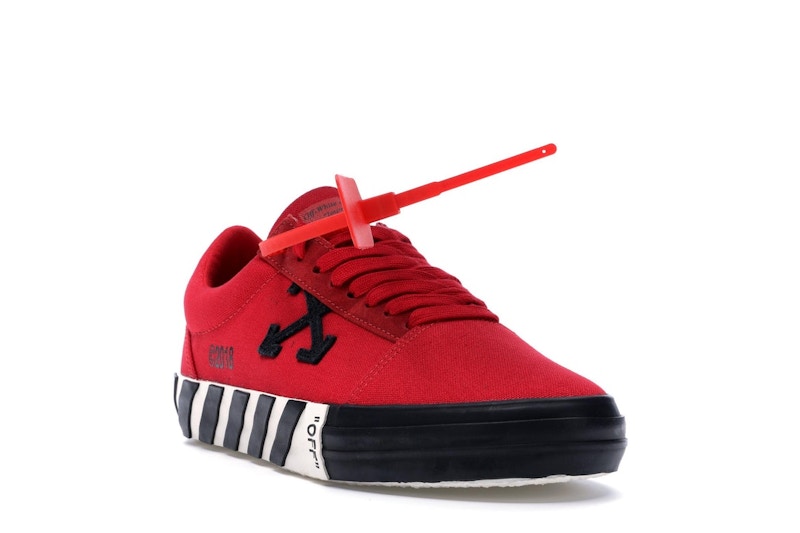 OFF-WHITE Vulc Low Red