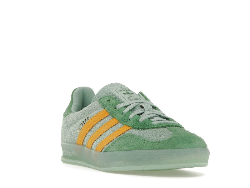 adidas Gazelle Indoor Hazy Green Crew Yellow (Women's)