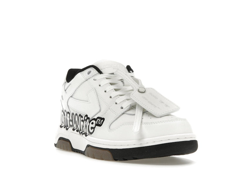 OFF-WHITE Out Of Office OOO Low Tops "Off-White" White Black