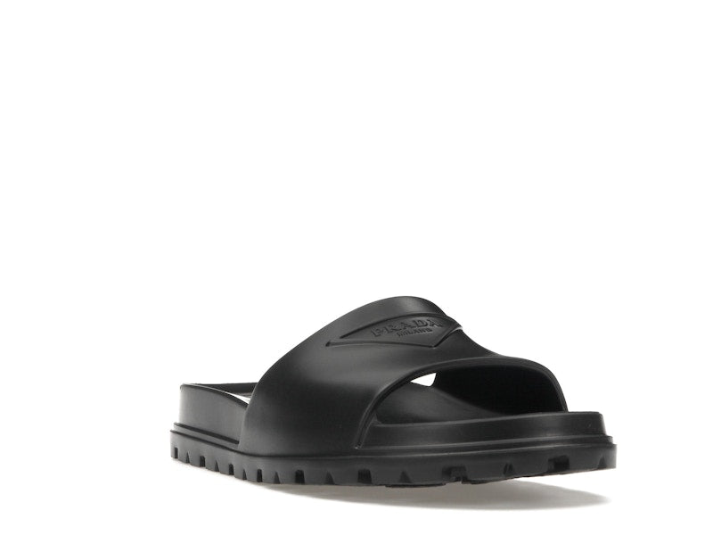 Prada Rubber Slides Black (Men's)
