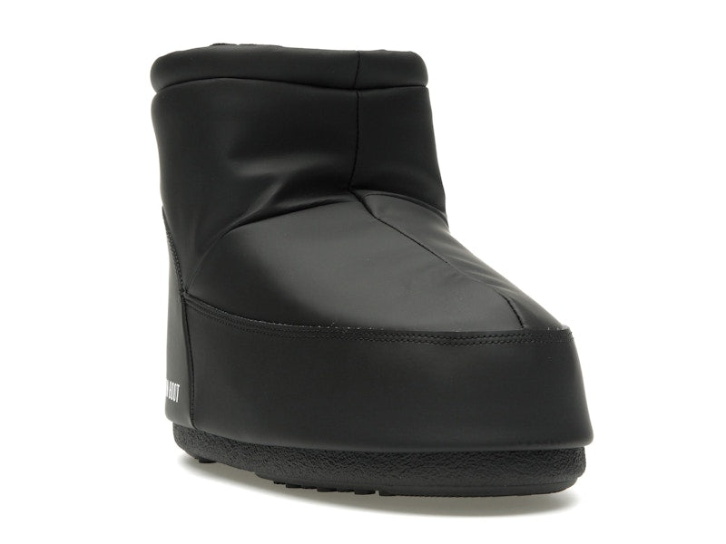 Moon Boot No Lace Rubber Boot Black