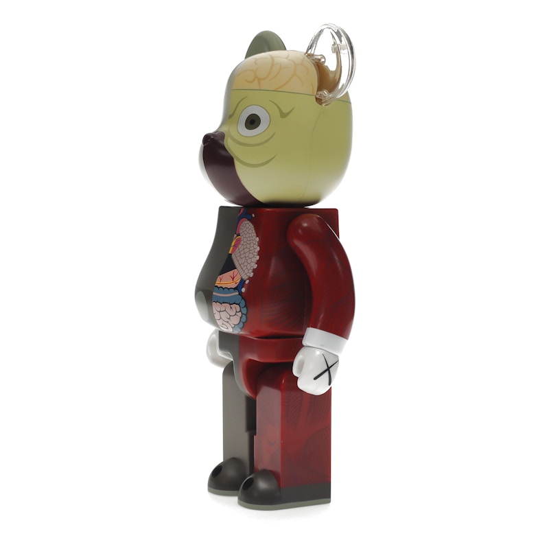 KAWS Bearbrick Dissected 400% Brown
