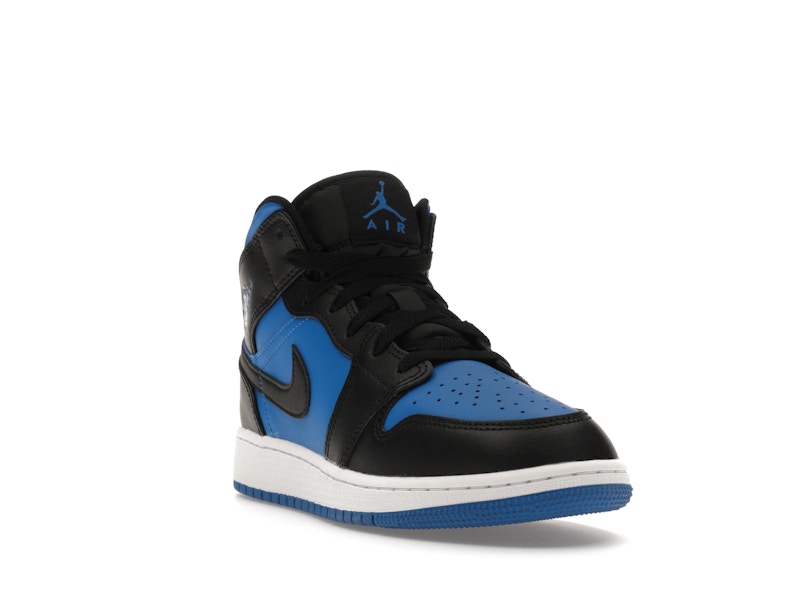 Jordan 1 Mid Black Royal Blue (GS)