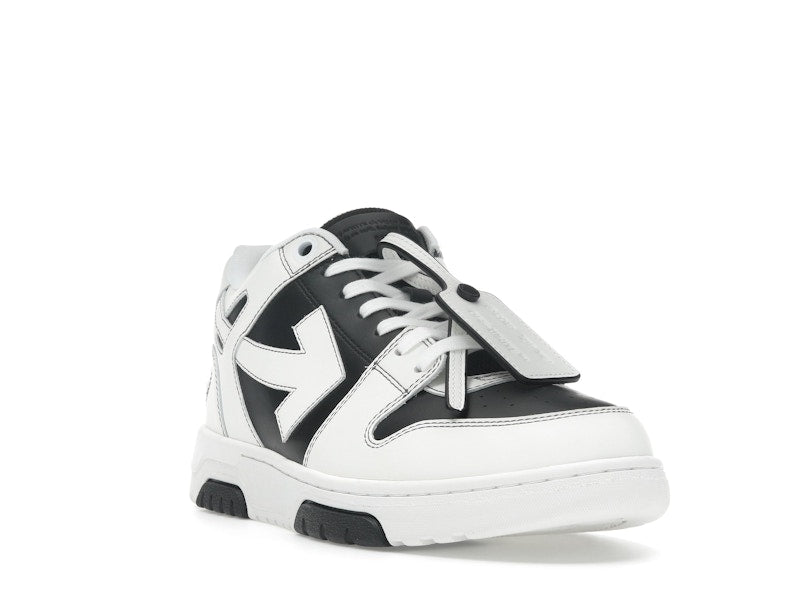 OFF-WHITE Out Of Office OOO Low Tops Black White