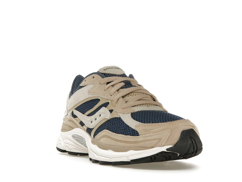 Saucony ProGrid Omni 9 Premium Beige Navy Blue