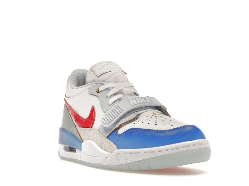 Jordan Legacy 312 Low White Game Royal University Red